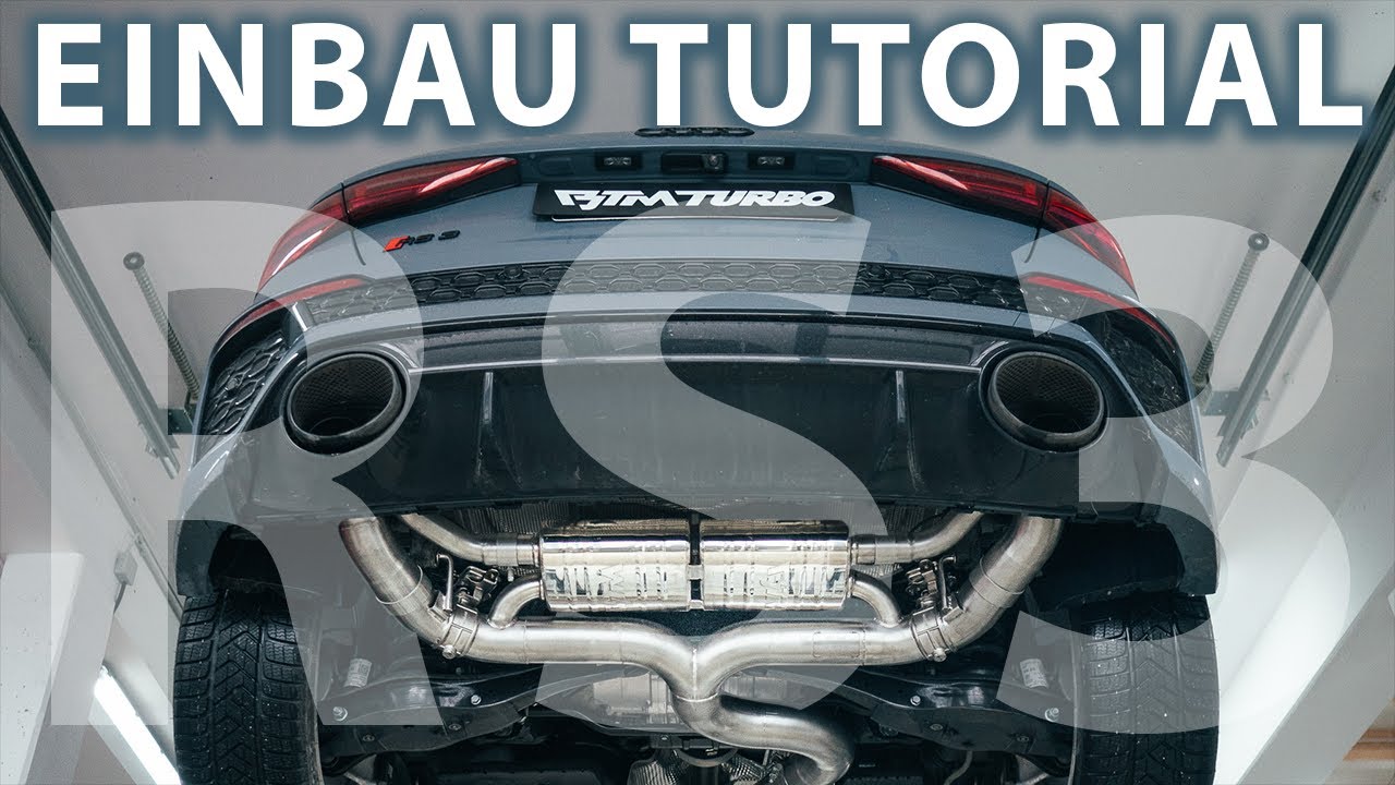 Audi RS3 8Y/GY | BTM Abgasanlage MIT TÜV | Einbaututorial | DIY | Installation | ASR TÜV Steuerung