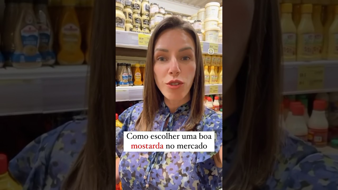 Como escolher uma boa mostarda #nutricionista #emagrecer #dieta