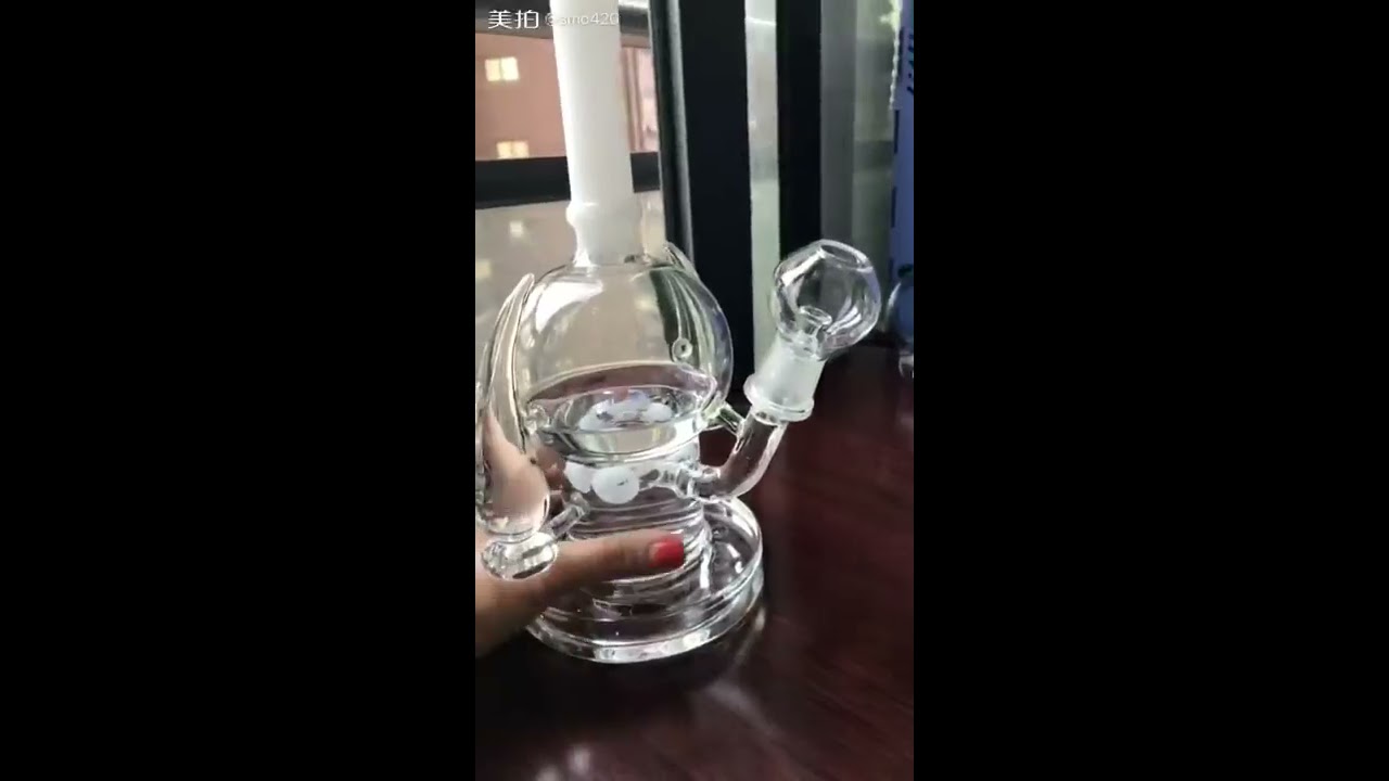 12 inches Showerhead Diffuser  18.8 mm male Joint bong glass smoking pipe