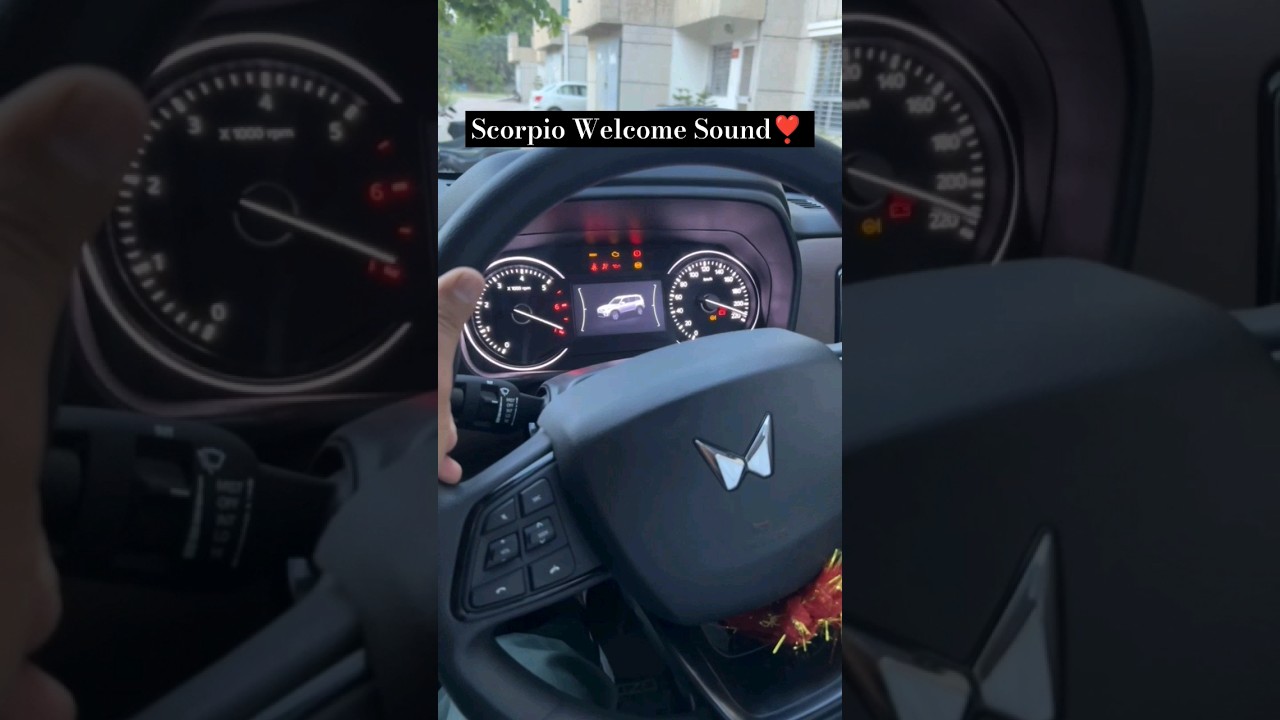 Scorpio Welcome Sound ❣️😍#trending #viral #mahindra #scorpion #shorts