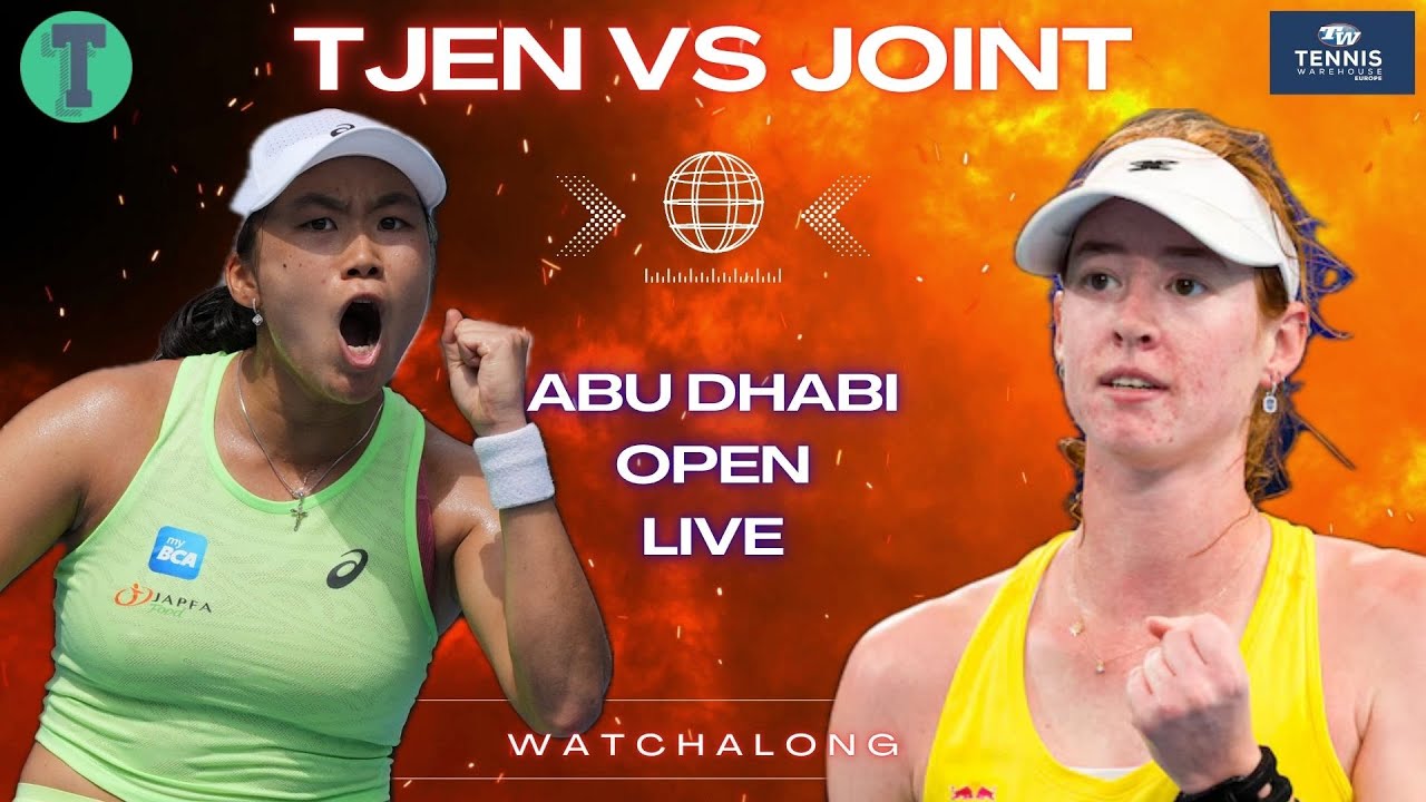 Janice Tjen vs Maya Joint | Abu Dhabi Open Round 1 | LIVE TENNIS WATCHALONG