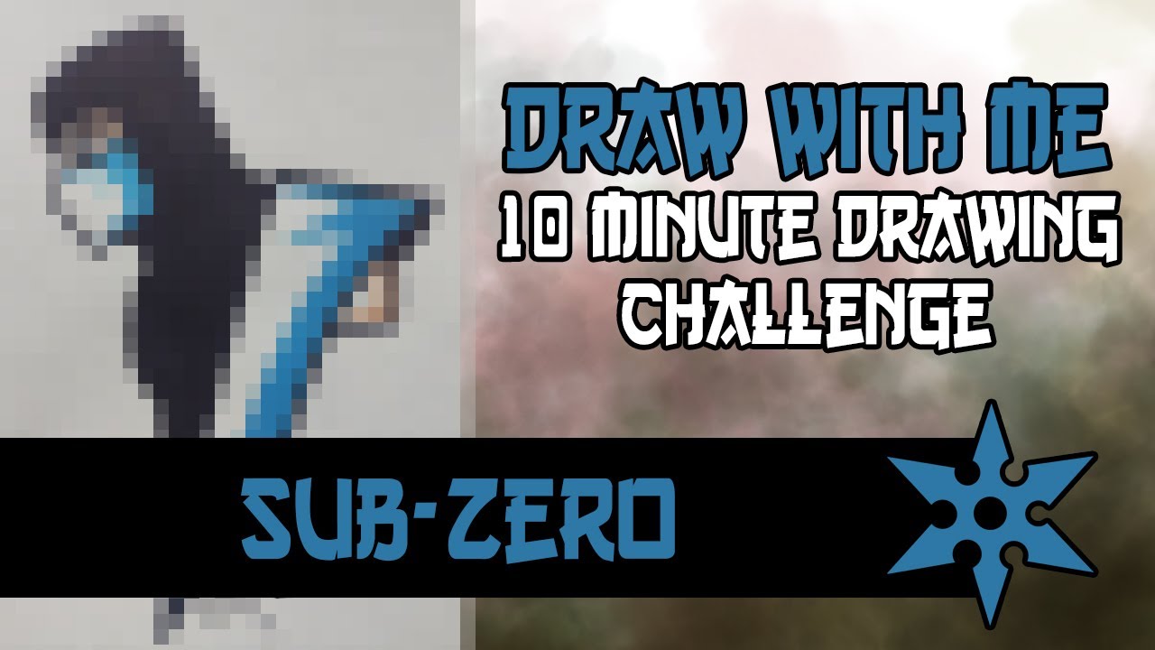 Рисуем вместе! #subzero - 10-минутный челлендж по рисованию #artchallenge #marvel