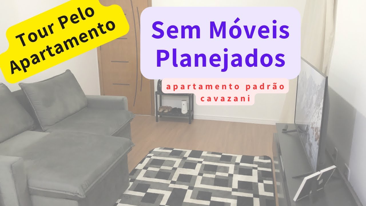 Apartamento Simples | Sem Móveis Planejados | Apartamento Cavazani  #cavazani