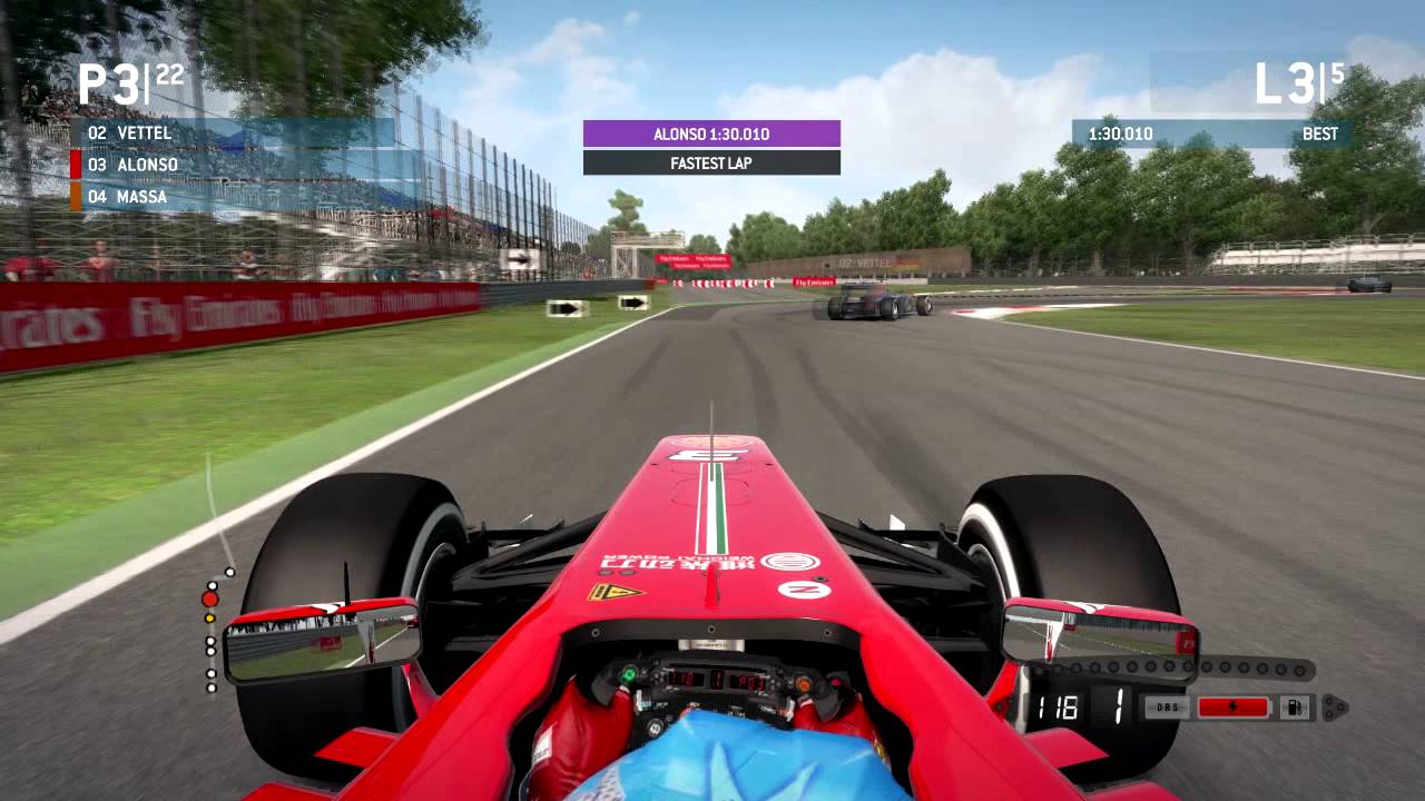 F1 2013 HD PC Gameplay - Fernando Alonso - Monza