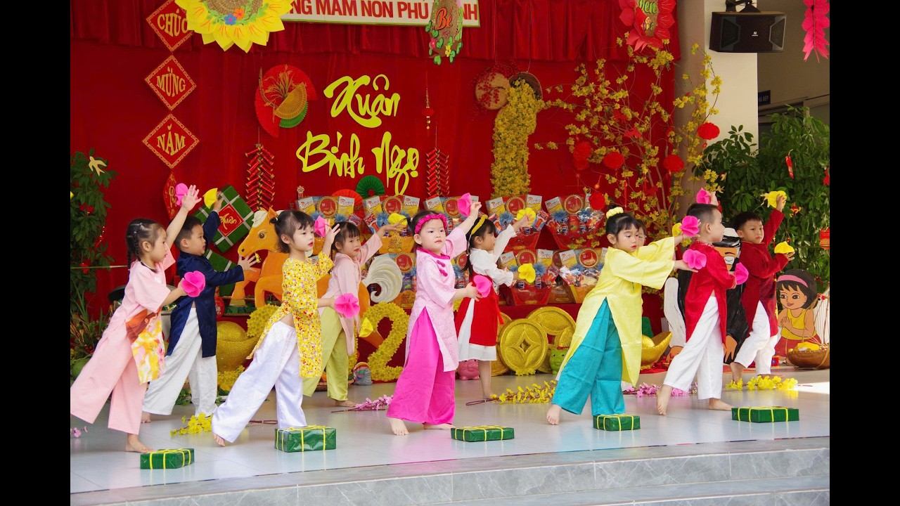 Chào mừng Xuân Bính Ngọ 2026 - Trường Mầm non Phú Trinh