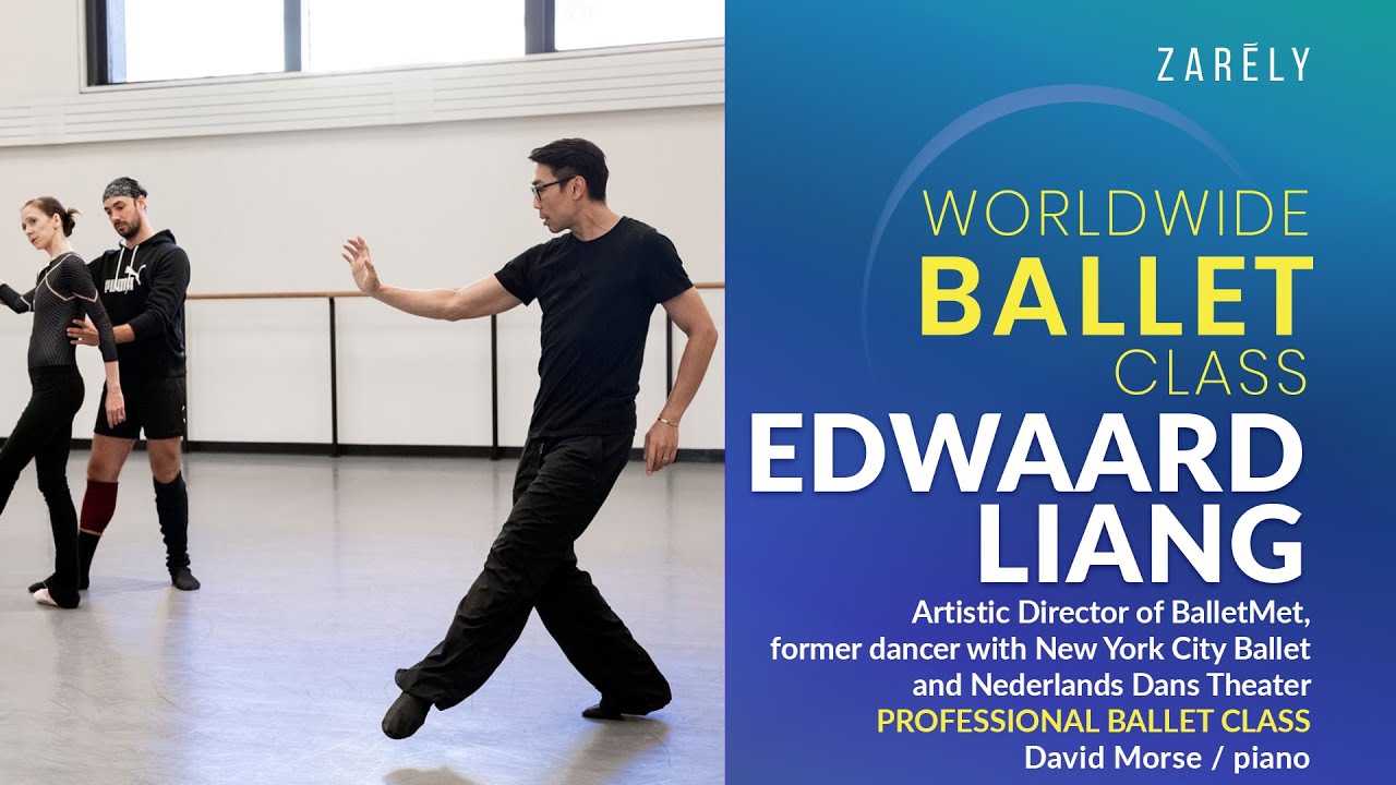 Edwaard Liang, Artistic Director at BalletMet. Advanced/professional ballet class