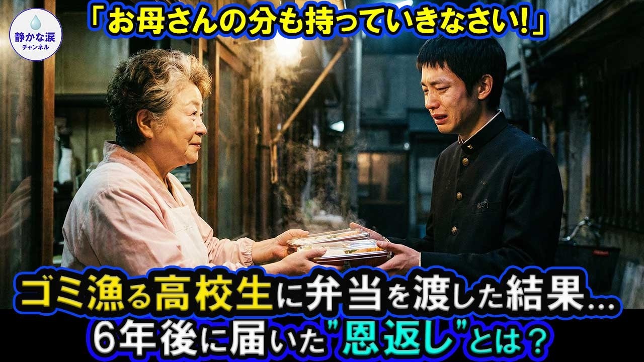 なぜ、この少年は深夜の路地裏でゴミを漁っていたのか。その理由を知った店主は、毎晩