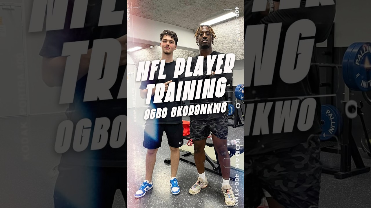 Le jour o&ugrave; Nicolas Rausch a entra&icirc;n&eacute; le joueur de NFL Ogbo Okoronkwo 🏈