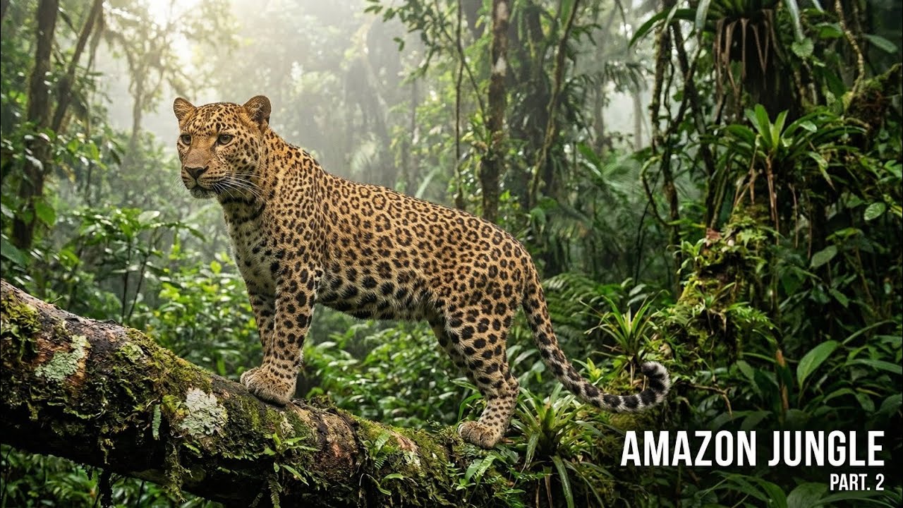 Amazon Jungle 4K: Rare Birds, Monkeys & Wildlife with Relaxing Nature Sounds