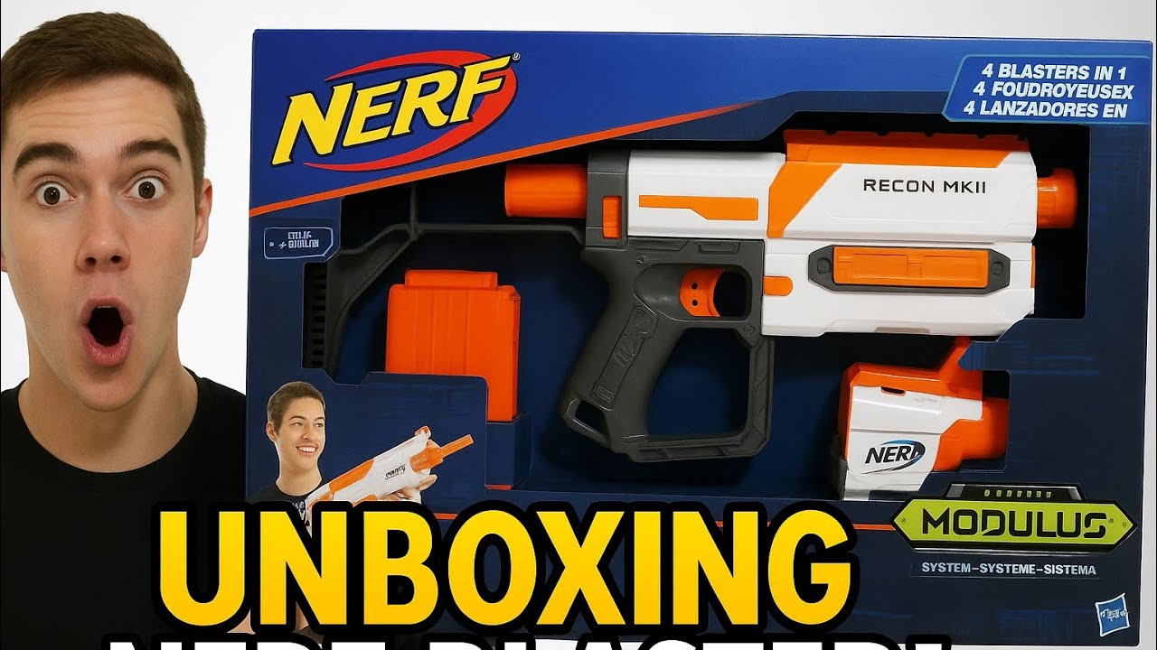 Nerf N-Strike Modulus Recon MKII Blaster Unboxing & Review | Powerful Toy Gun Test 🔫