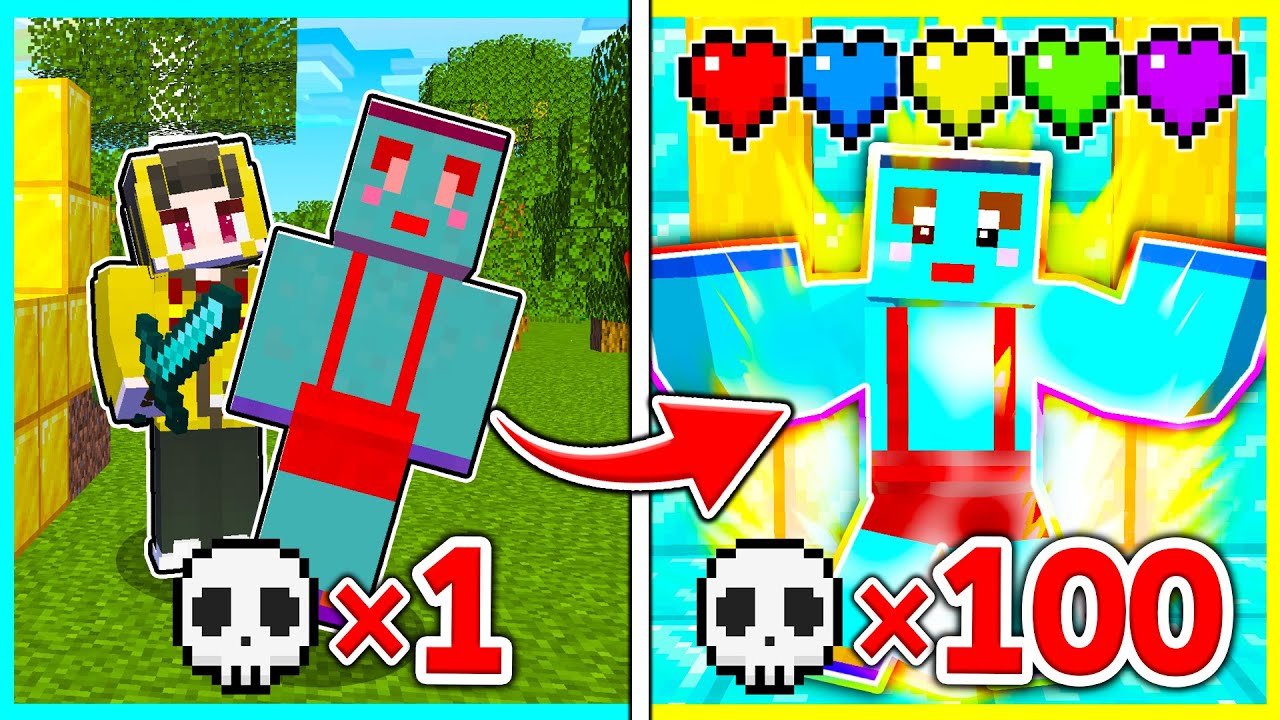 弟だけ『死ぬたびに最強になる』ドッキリwww 【 マイクラ / マインクラフト 】