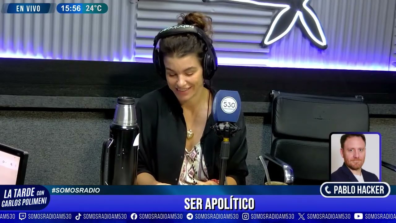 SER APOLÍTICO: COLUMNA de PABLO HACKER - LA TARDE CON CARLOS POLIMENI - AM 530