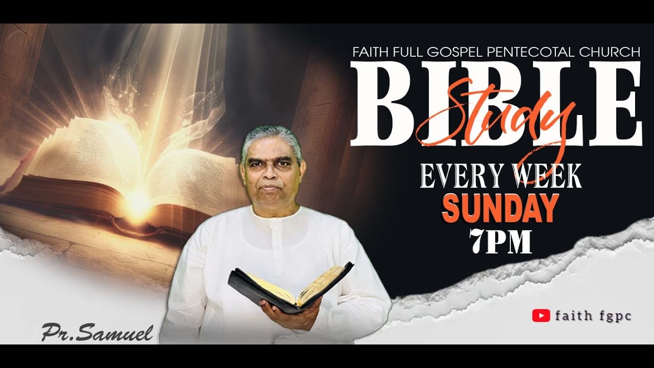 Faith FGPC Live 22-02-2026 | வேத பாடம் | BIBLE STUDY | அப்போஸ்தலருடைய நடபடிகள்