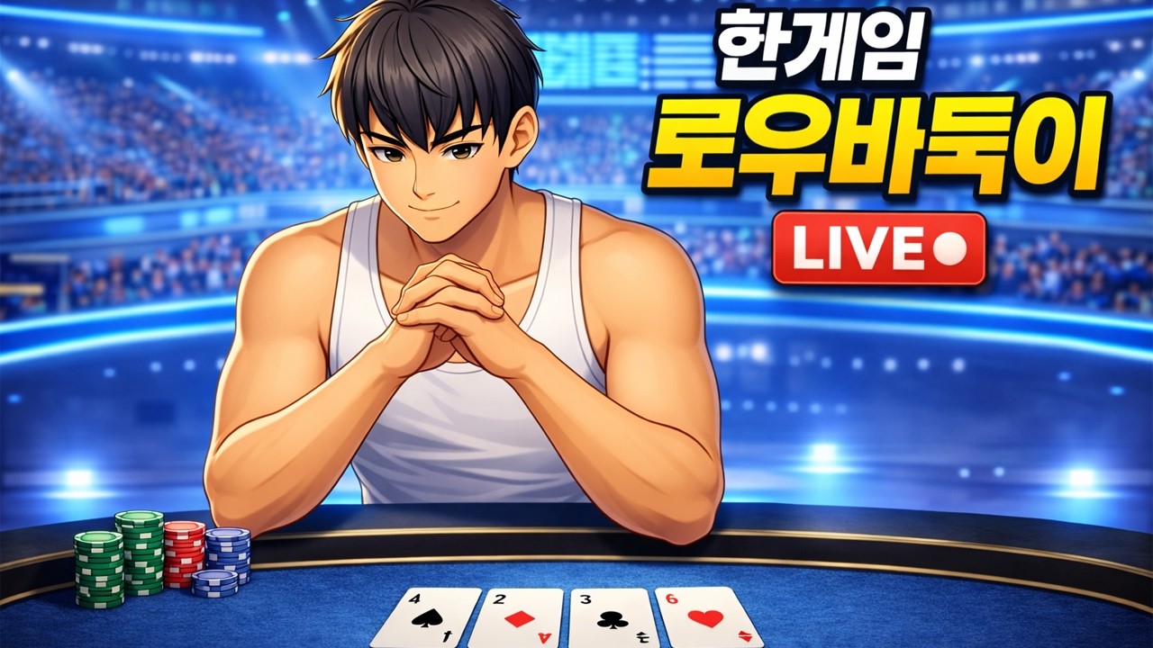 #한게임 바둑이 벳방! 라홀2 4 갑니다