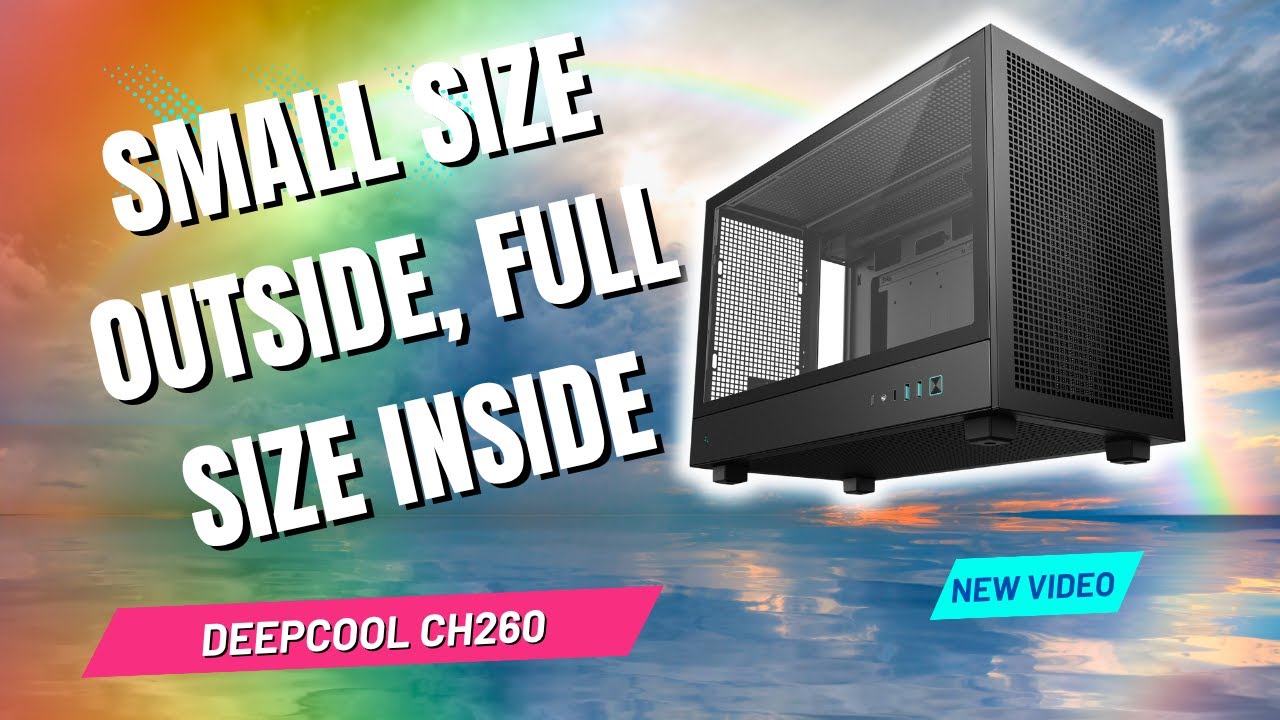 The best Budget SFF Case? DeepCool CH260 Micro Tower SFF Case Review