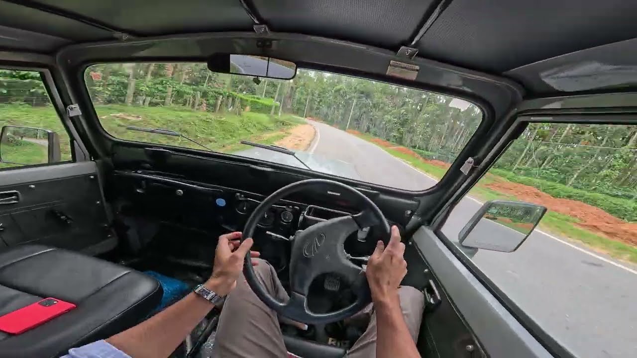 POV Drive 4K ASMR | Mahindra Major DI 2008 – RWD, Left-Foot Braking & Lift-Off Oversteer
