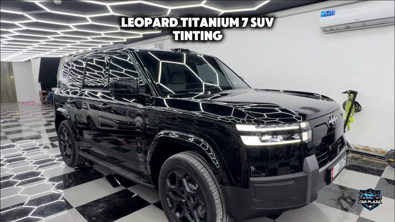  Upgrade your drive with Leopard Titanium 7 SUV tinting Cool cabin Stylish Longlasting protection