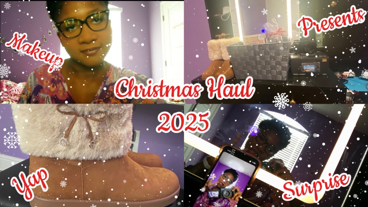 What I got for Christmas 2025 🎄basket, makeup, shoes, new camera, etc🎄