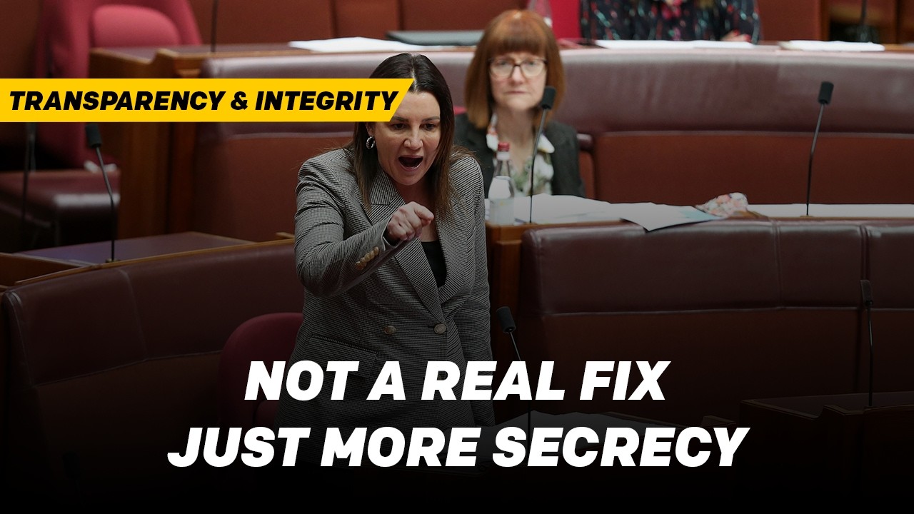 Senator Jacqui Lambie, exposes the government... What more are they hiding???