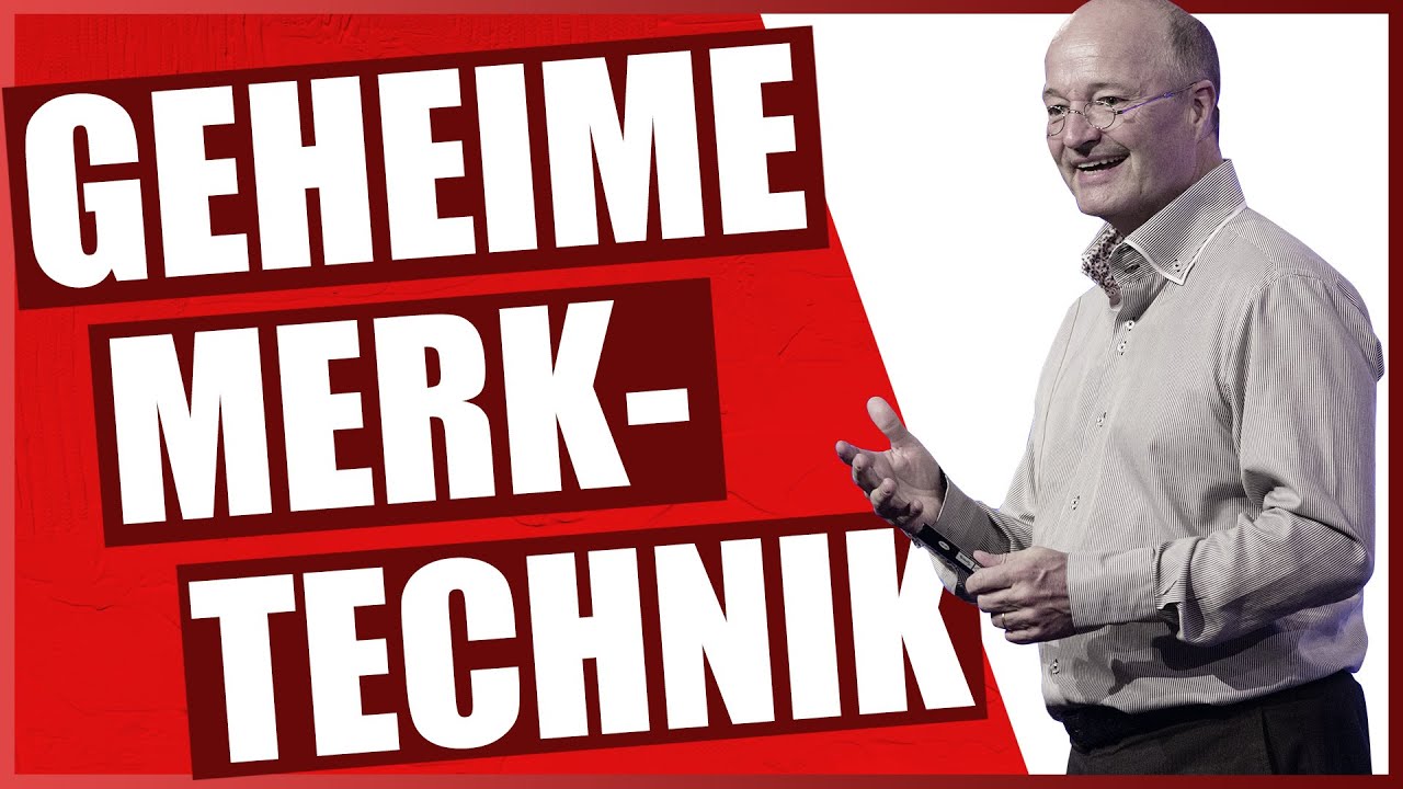 Geniale Merktechnik für Vergessliche [Langzeitgedächtnis Trainieren]