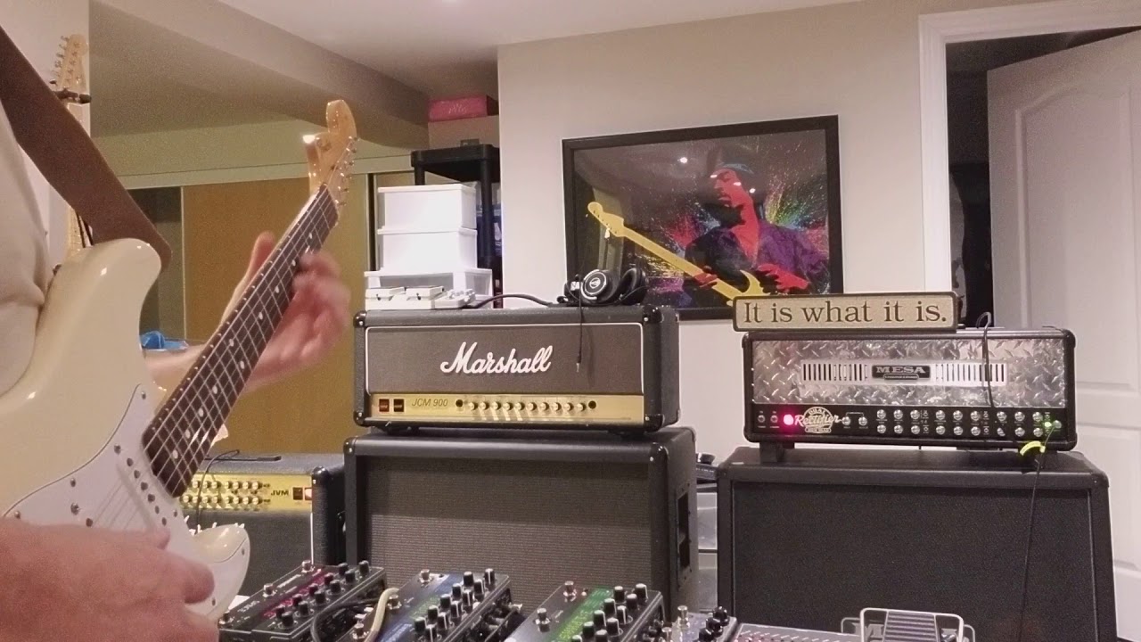 First test drive of new epic pedalboard with Boss ES-8