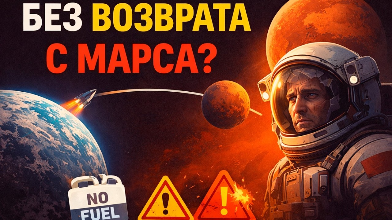 Первые люди на Марсе не вернутся? Жёсткая математика окна стартов и «невозможного» взлёта