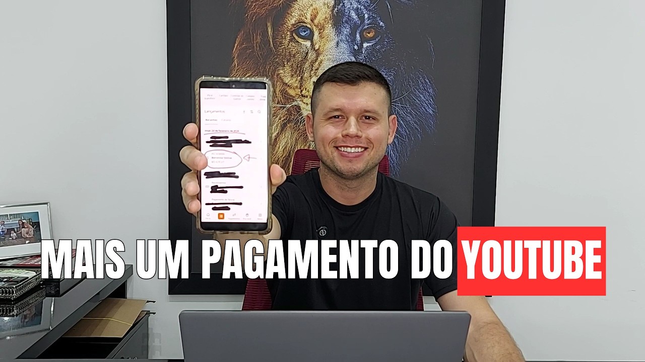 RECEBI MAIS UM PAGAMENTO DO YOUTUBE. Quanto ganhei? Como fiz para receber o dinheiro? (Mostrei tudo)