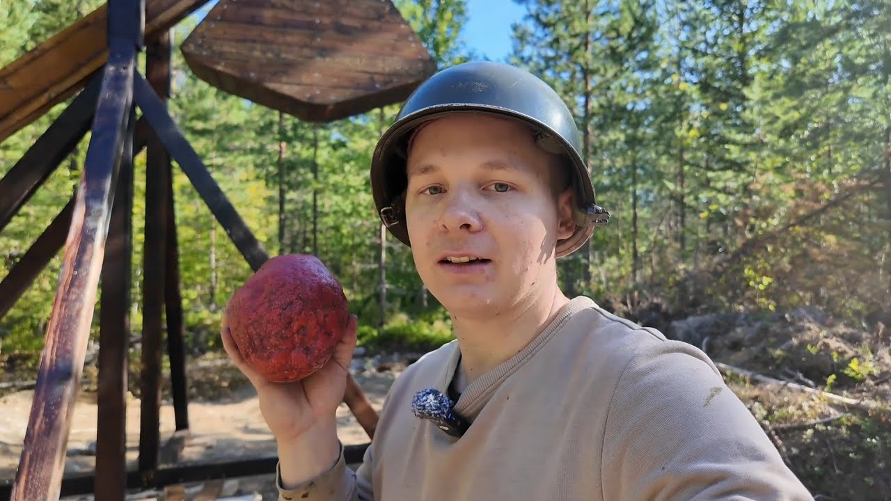 Hullun voimakas katapultti!  - Maksimivastapaino testiss&auml;!