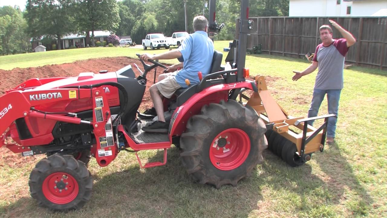 Как использовать культипакер с трактором Kubota