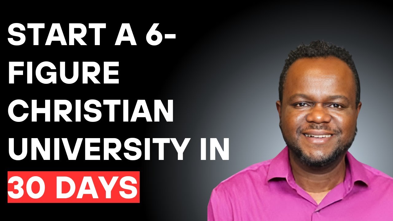 Start an accredited Christian University and Bible College in 2025.