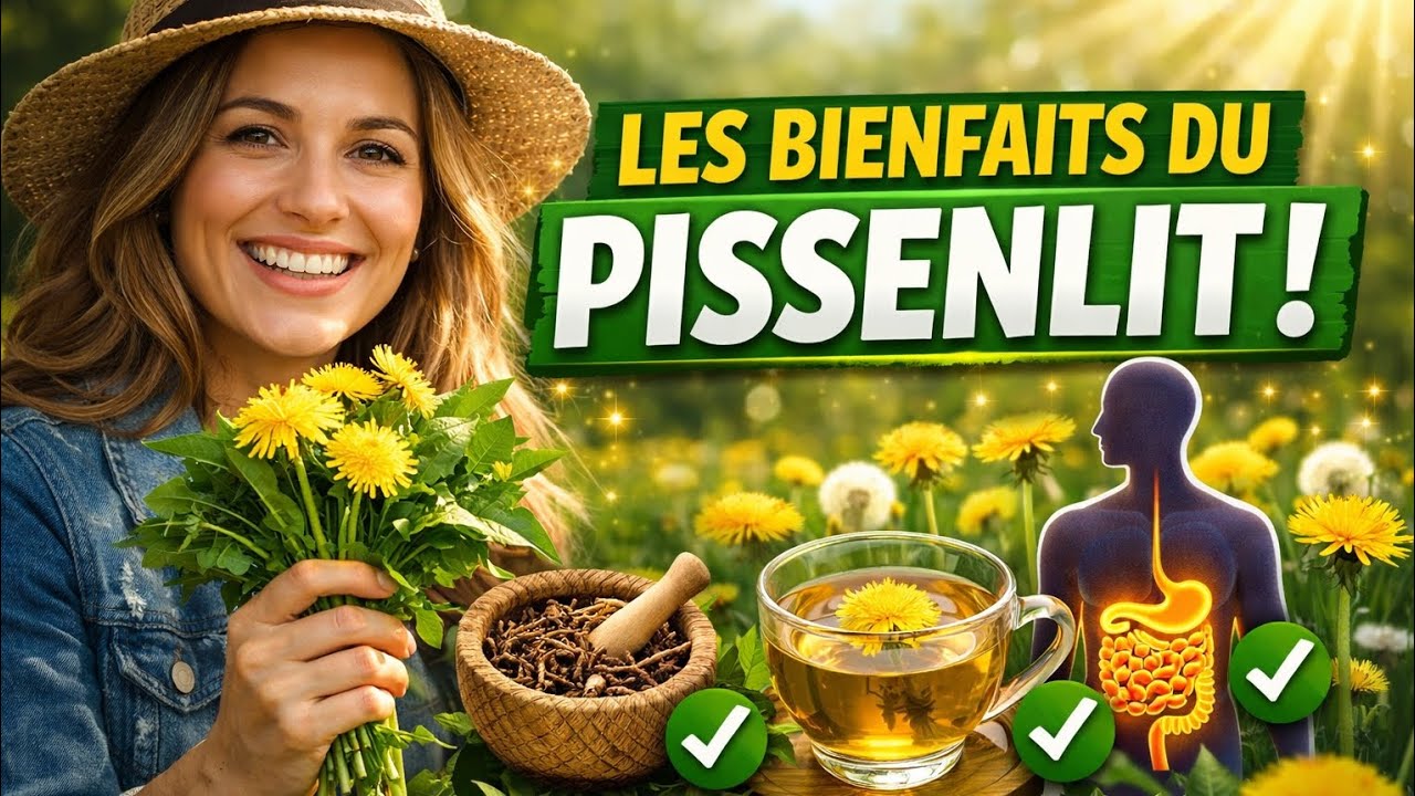 Le Pissenlit : Cette Plante Gratuite aux Bienfaits Incroyables 🌼 #pissenlit #plantes #conseilsanté 