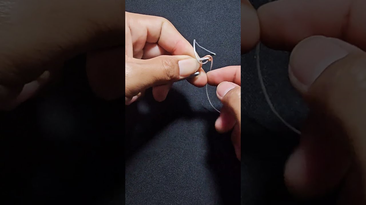 Strongest fishing hook knot