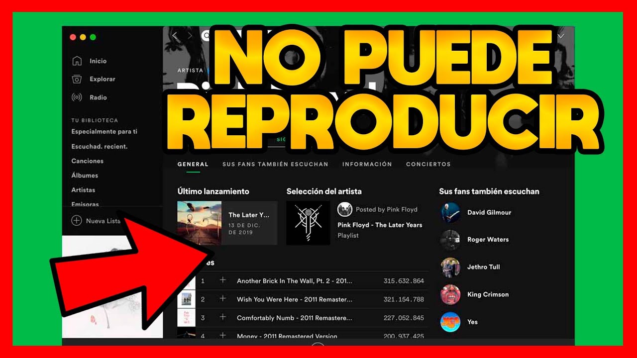 ✅SPOTIFY NO PUEDE REPRODUCIR EN ESTE MOMENTO, SI TIENES EL ARCHIVO EN EL ORDENADOR PUEDES IMPORTARLO
