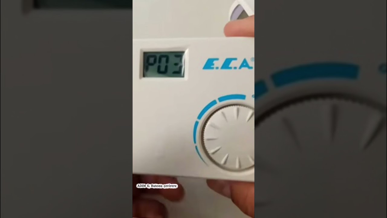 ECA Oda Termostatı Kalibrasyon Ayarı #ECA #OdaTermostatı #Kalibrasyon #NasılYapılır #Kombi