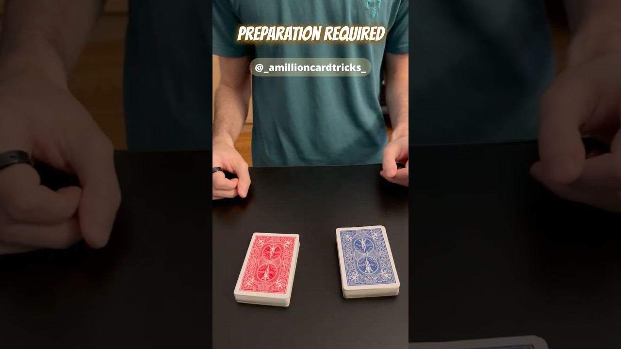 Learn An AMAZING Card Trick! Perfect Match Tutorial #magic #tricks #tutorial
