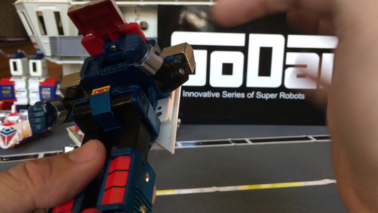 Vintage Bandai Popy Godaikin Daitetsujin 17 Japanese diecast chogokin Robot toy review