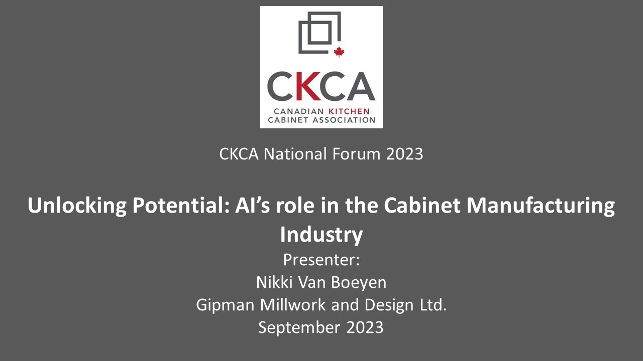 Unlocking Potential: AI's role in the Cabinet Manufacturing Industry