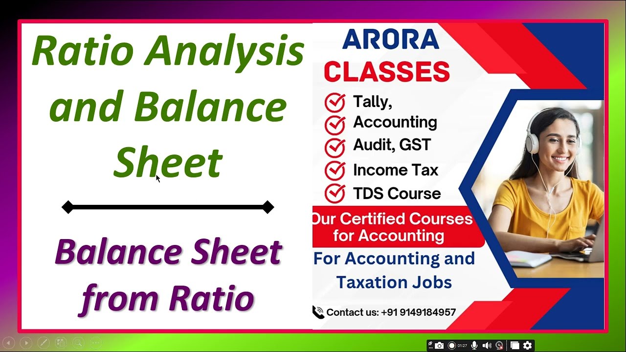 Ratio Analysis and Balance sheet prepared  |