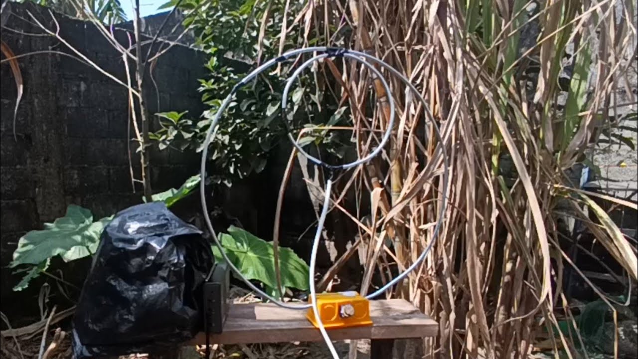 Construindo uma mini loop magnética para Ondas Curtas