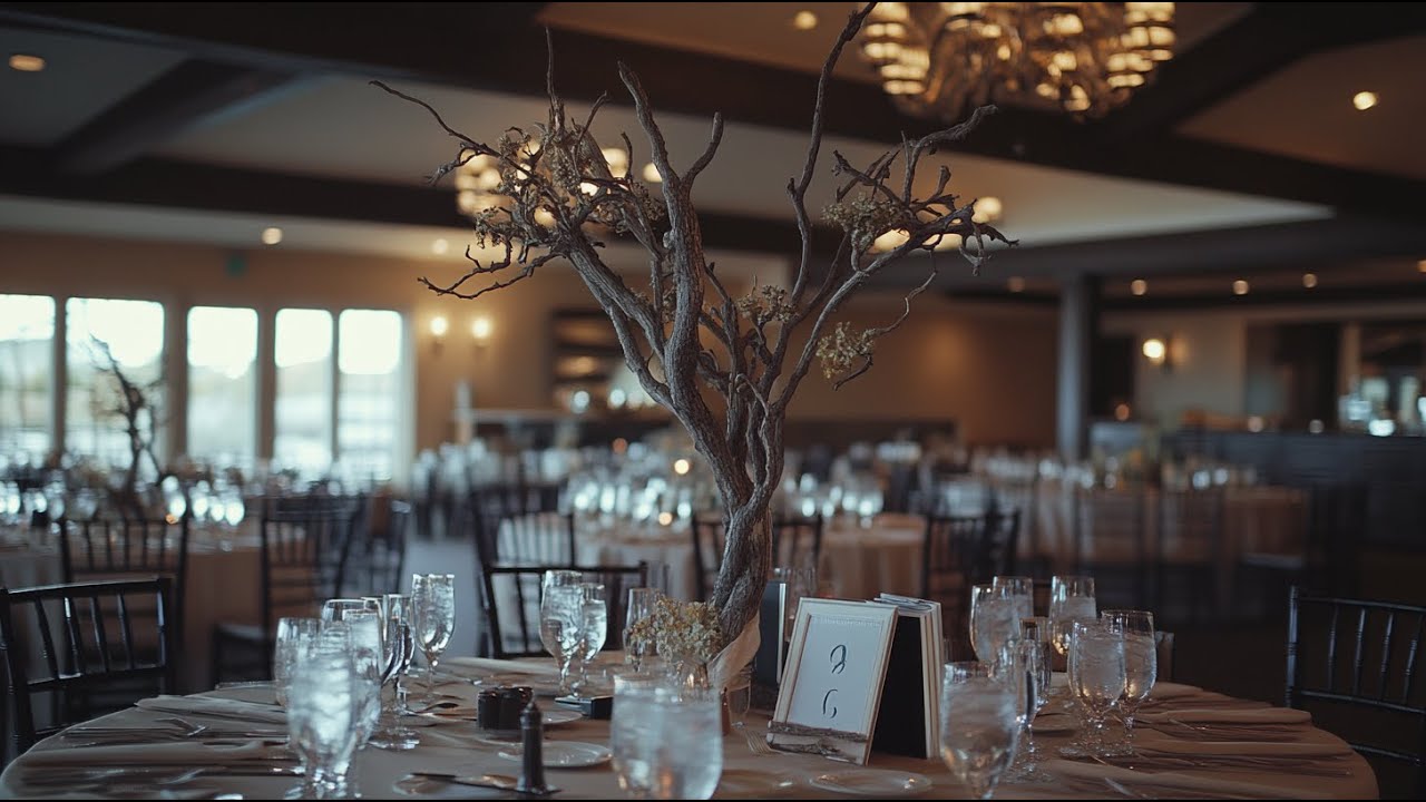 Manzanita Branch Wedding Centerpiece Ideas