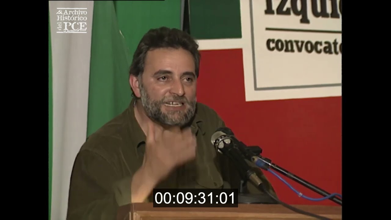 Julio Anguita interviene en la V Asamblea de Convocatoria por Andalucía (IU) | 1990