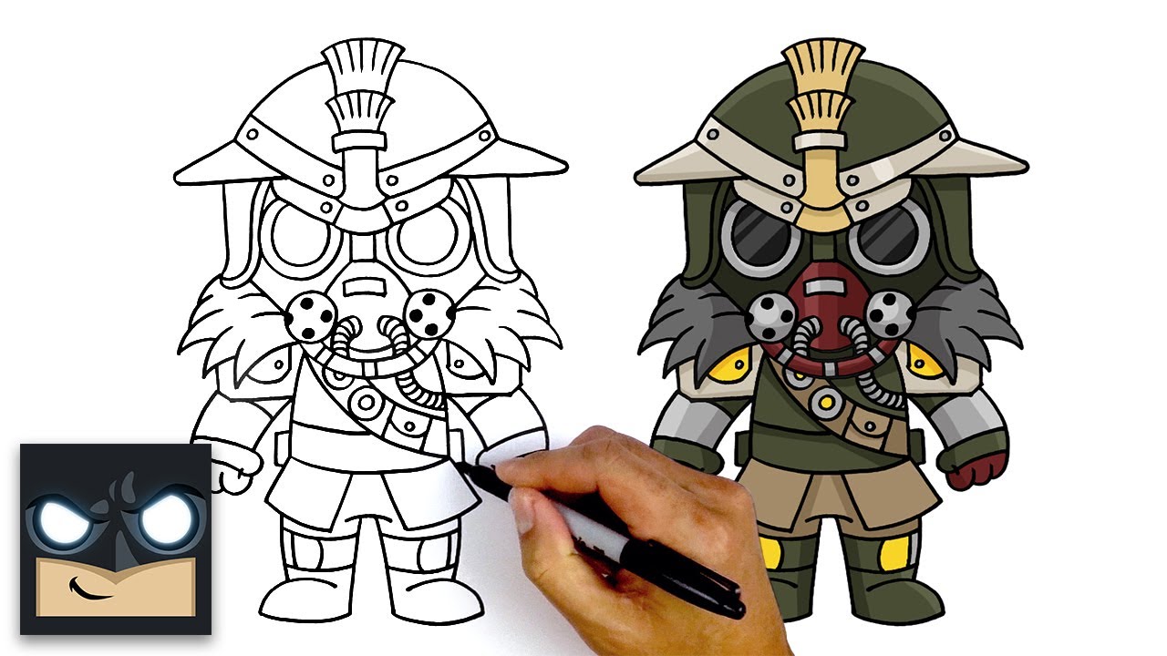 How To Draw Bloodhound | Apex Legends