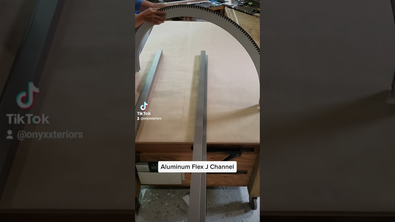 Arched Aluminum Flex J Channel by onyxxteriors.com