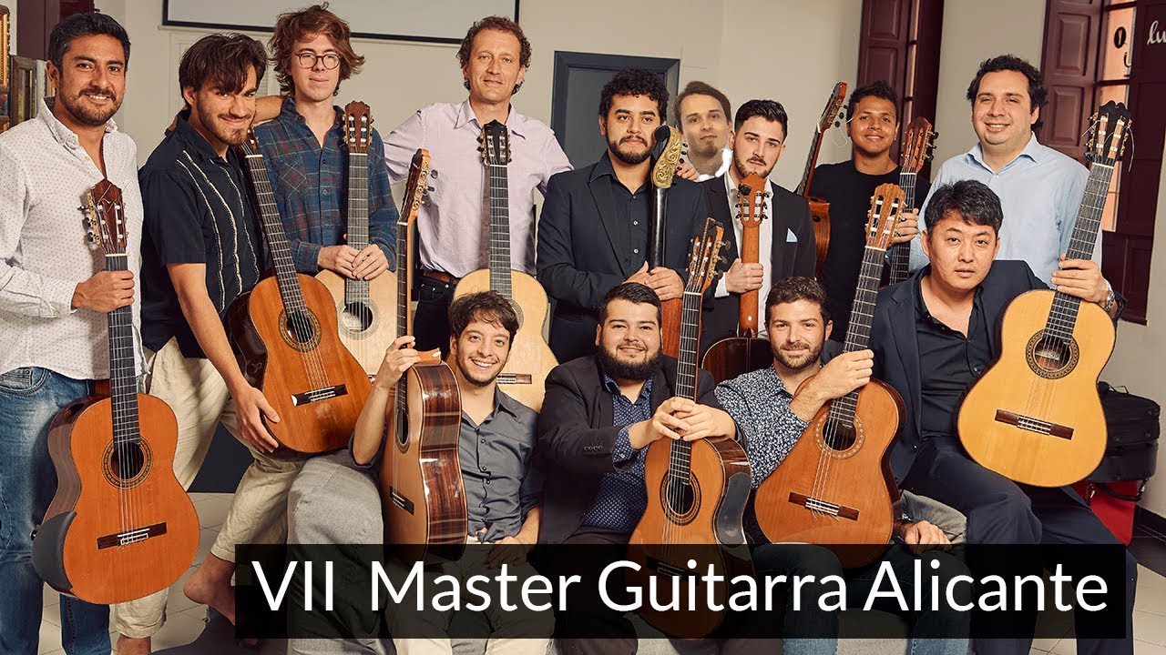 Alumnos VII Máster Guitarra Alicante 2019