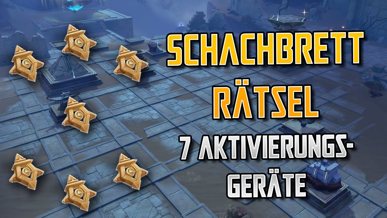 7 Aktivierungsgeräte für Schachbrett-Rätsel finden - Safhe Shatranj - Genshin Impact German