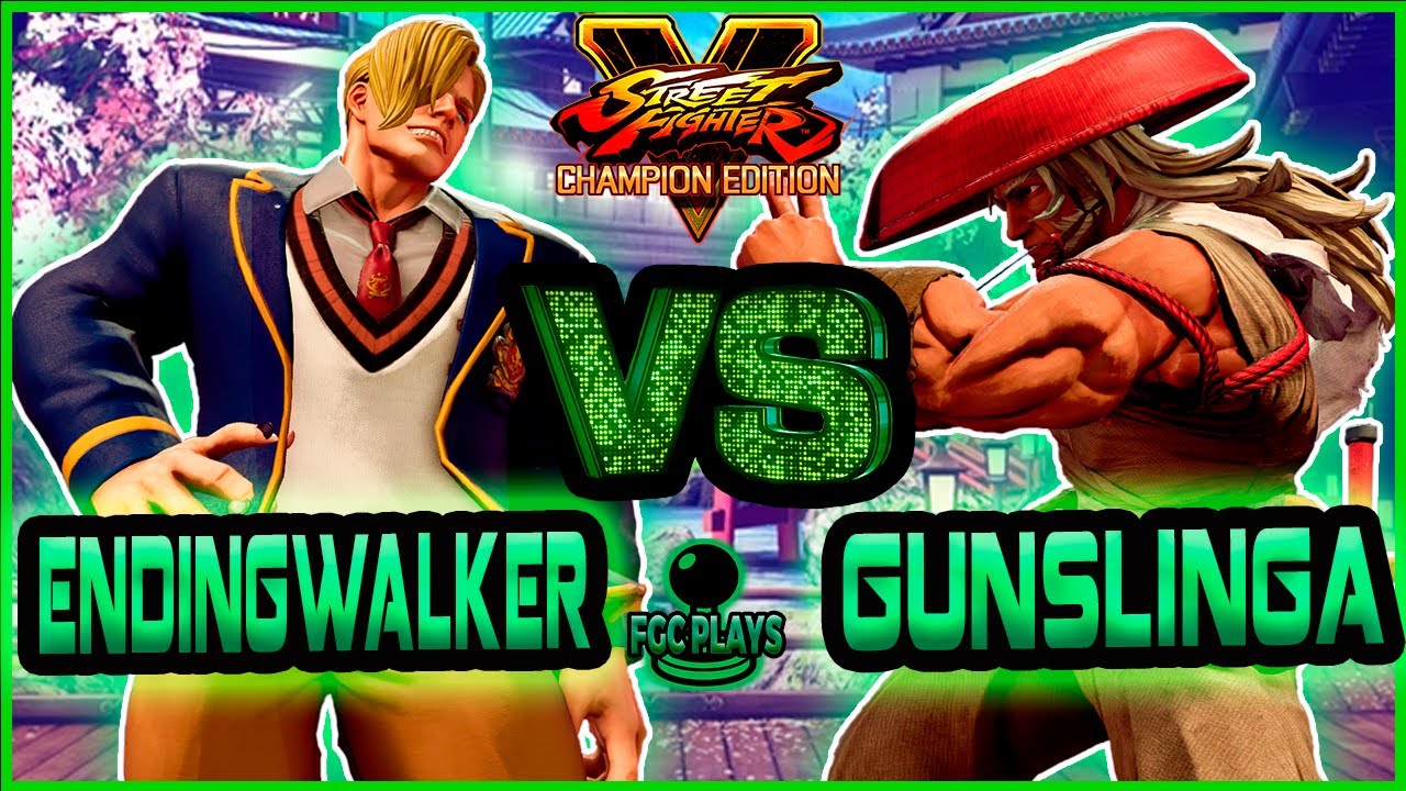SFV CE: EndingWalker (Ed) vs GunSlinga (Zeku) 🔥 Battle Lounge 🔥 Street Fighter 5