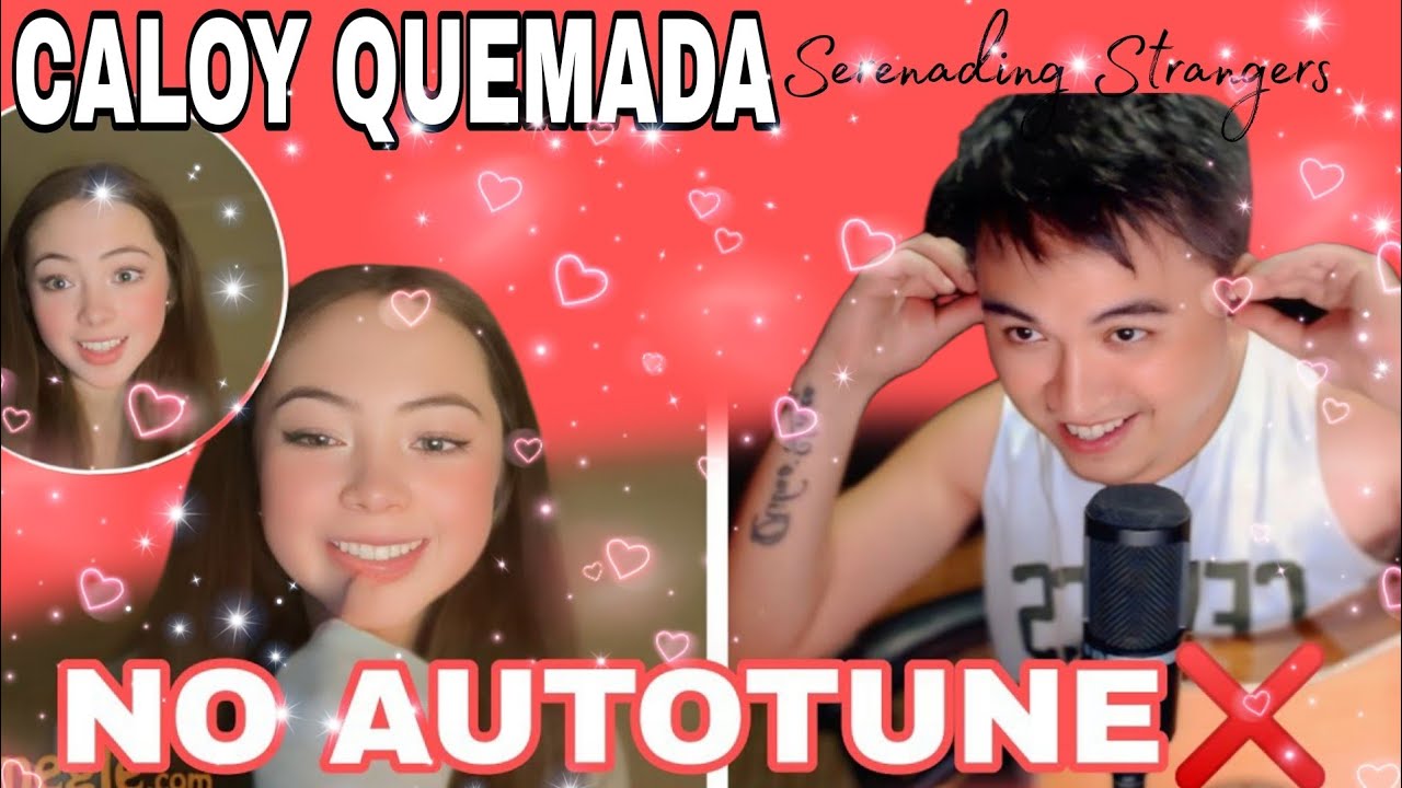 SERENADING STRANGERS RANDOM SONGS NO AUTOTUNE CALOY QUEMADA #omegle #foryou 