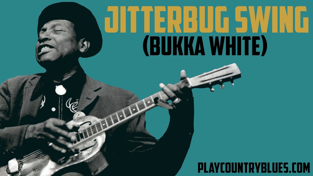 Jitterbug Swing (Bukka White) - Delta Blues Guitar Lesson taught by Tom Feldmann