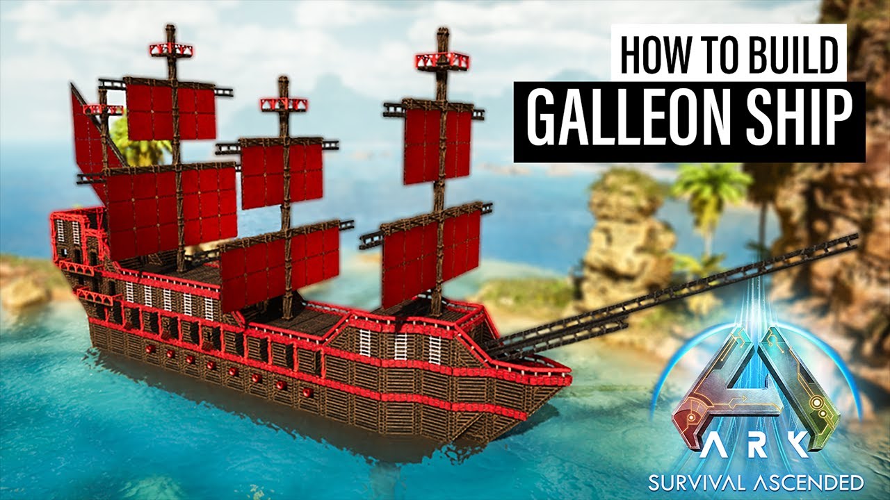 ARK: Survival Ascended | Galleon Ship | Build Tutorial