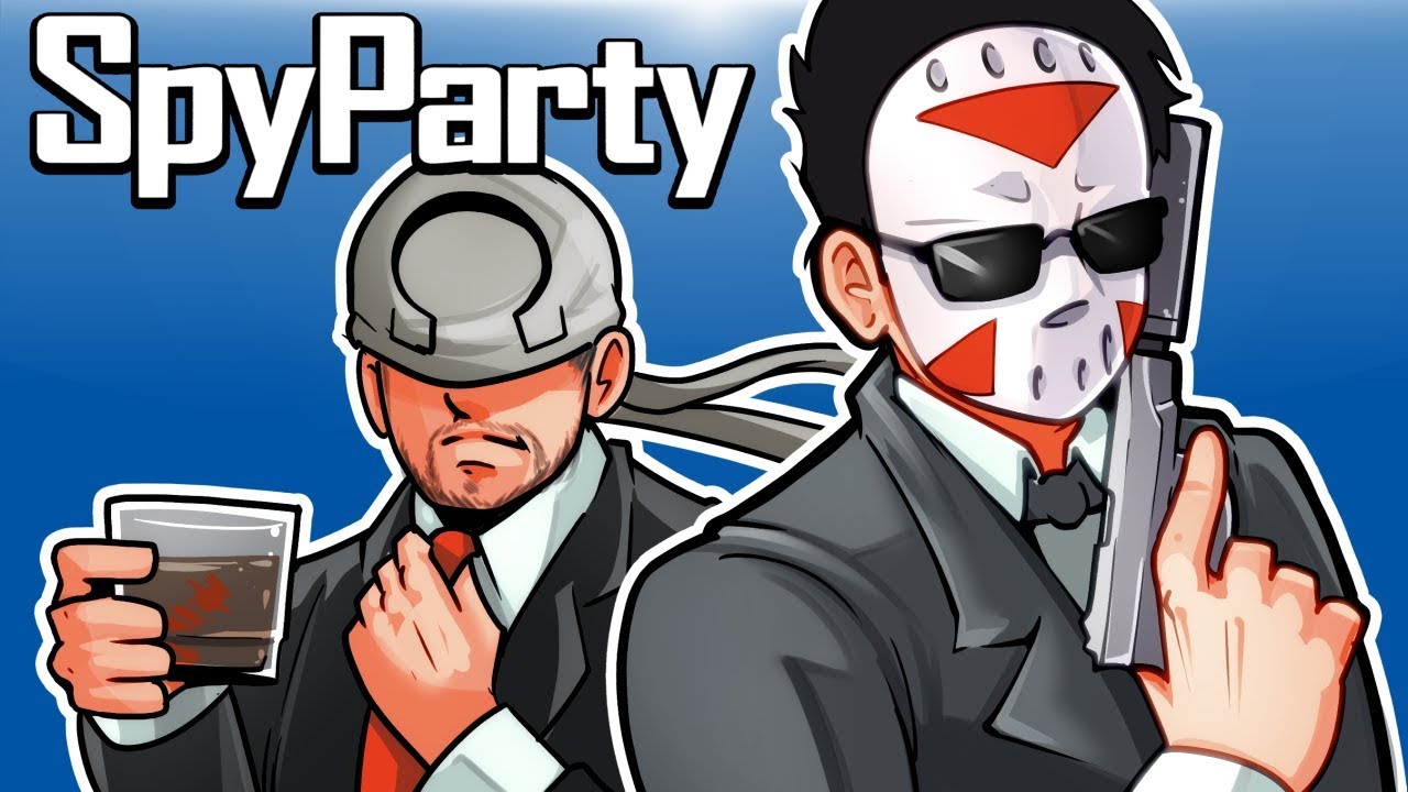 Spy Party - WHICH ONE ARE YOU OHM??? (First time playing) 1v1